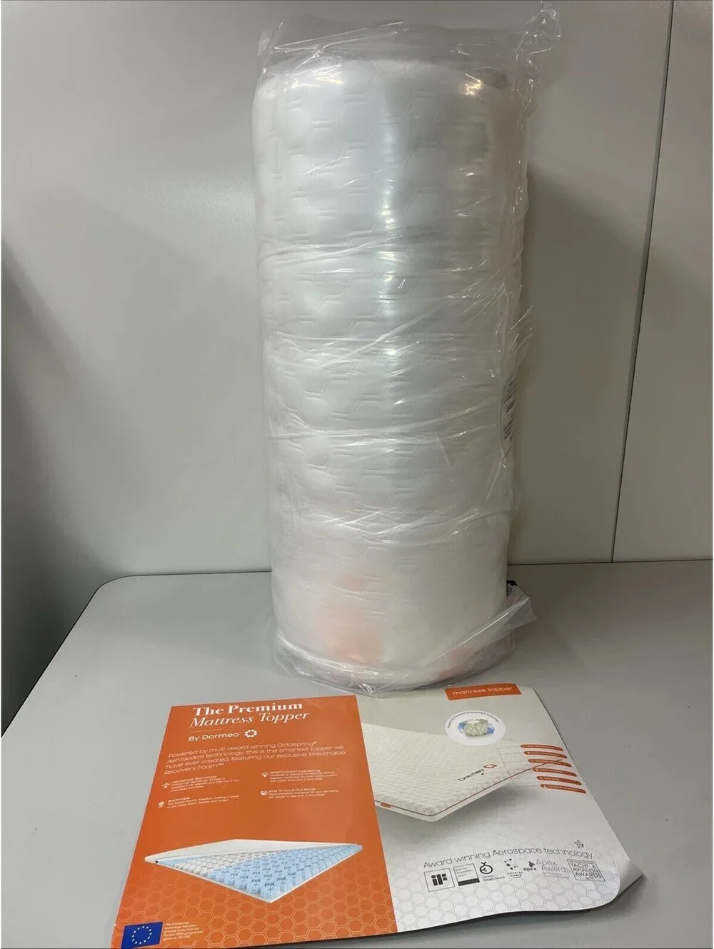 Dormeo Premium Full Size Cooling Mattress Topper 3-Inch, 3 Zone Octaspring NEW
